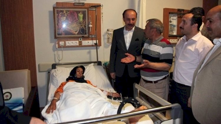 Vali Erin, Polisin Silahla Ateş Ederek Yaraladığı İşçileri Ziyaret Etti