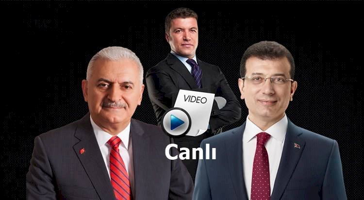 Binali Yıldırım & Ekrem İmamoğlu Canlı Yayın / Trt / İsmail Küçükkaya Moderatörlüğü