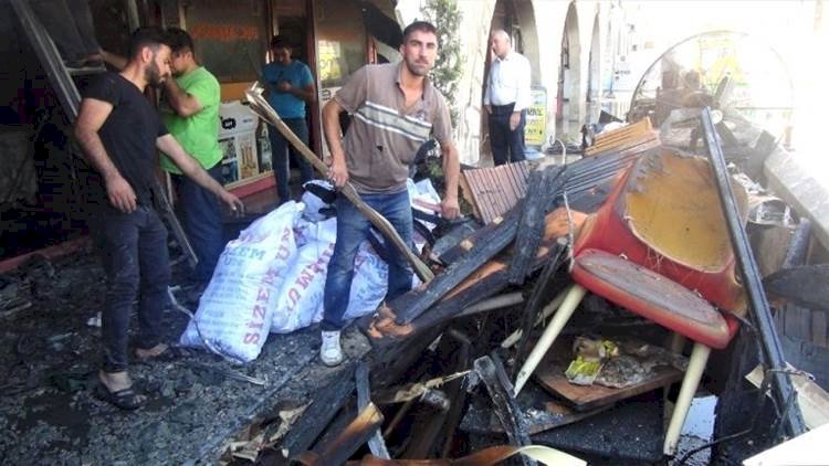 Haliliye'de Gece Saatlerinde Bir Kafede Çıkan Yangında Korku Dolu Saatler Yaşandı