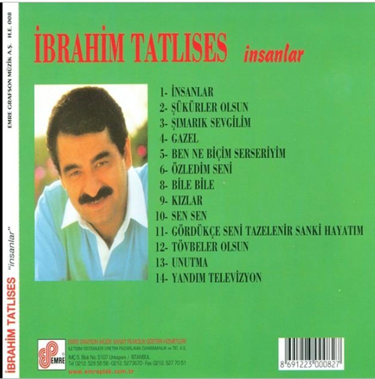 İbrahim Tatlıses/Ben Ne Biçim Serseriyim/Şarkısı Dinle