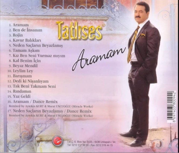İbrahim Tatlıses/Rojin/Şarkısı Dinle