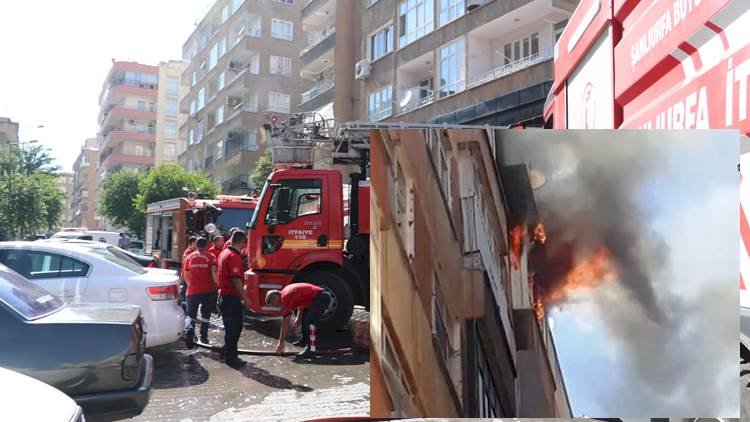 Şanlıurfa'da 6. Katta Çıkan Yangın Paniğe Neden Oldu