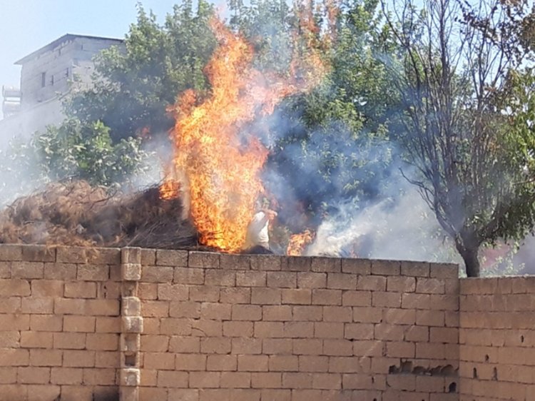 Akçakale'de Bir Evde Yangın Çıktı. Az Kalsın Kül Oluyordu
