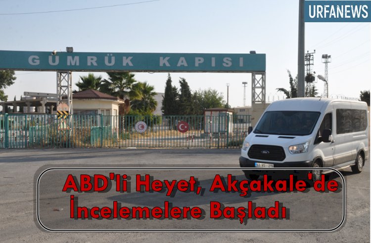 6 Kişilik ABD'li Heyet Şanlıurfa'da İncelemelerde Bulundu