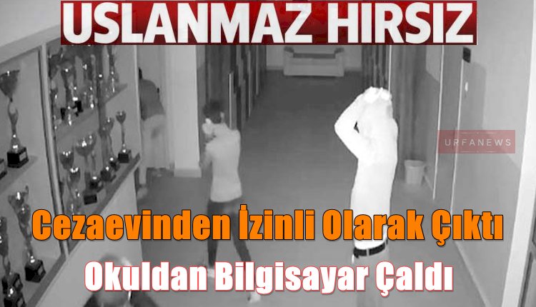 Açık Cezaevinden İzinli Olarak Çıktı , Yine Hırsızlık Yaptı !