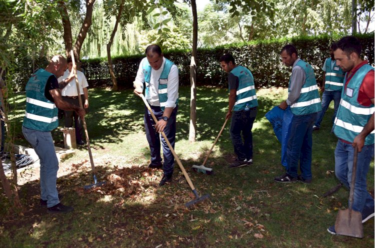 Siverek'te Mahkumlar Temiz Bir Çevre İçin El Ele