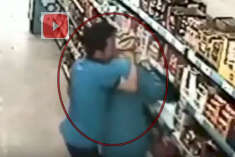 Markette Kadın Çalışana Dayak Görüntüleri Ortaya Çıktı