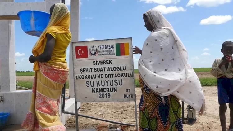 Siverekli 15 Temmuz Şehidi Suat Aloğlu Adına Kamerun'da Su Kuyusu Açıldı