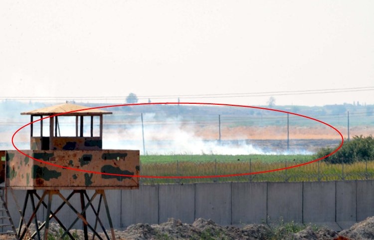 YPG/PKK Akçakale Sınırını Ateşe Verdi