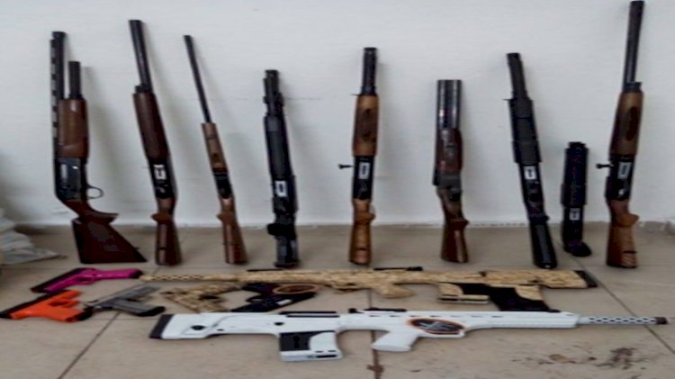 Silah Kaçakçılarına Büyük Operasyon : 166 Adet Silah Ele Geçirildi