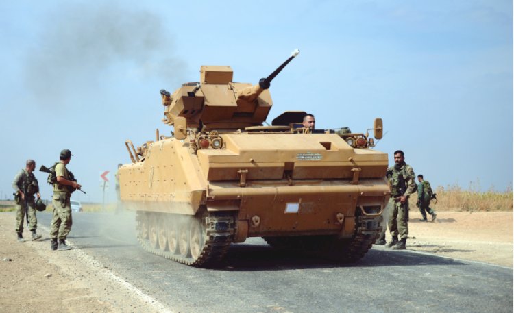 TSK Yeni Nesil Süper Tanklar ile Suriye'nin Güneyine Doğru İlerliyor
