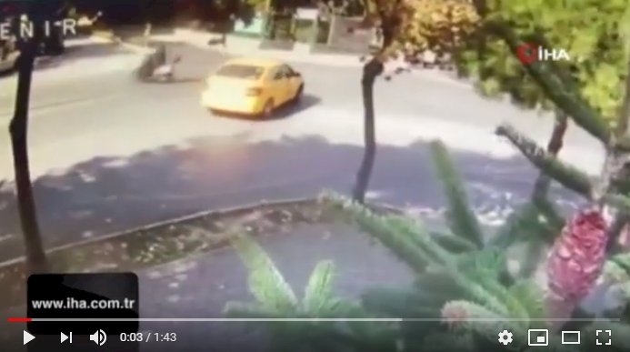 Taksici ile Paketçinin Taşlı Sopalı Kavgası