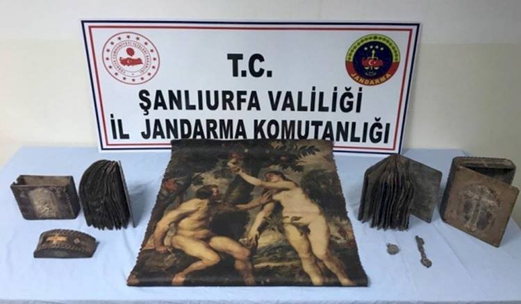 Şanlıurfa'da Tarihi Eser Kaçakçılarına Suçüstü