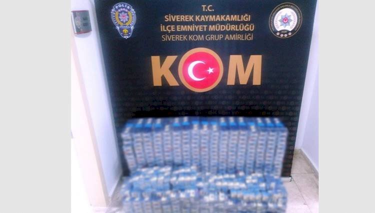 Şanlıurfa'da gümrük kaçağı sigara ele geçirildi