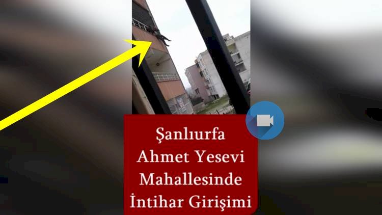 Şanlıurfa Ahmet Yesevi Mahallesinde İntihar Girişimi