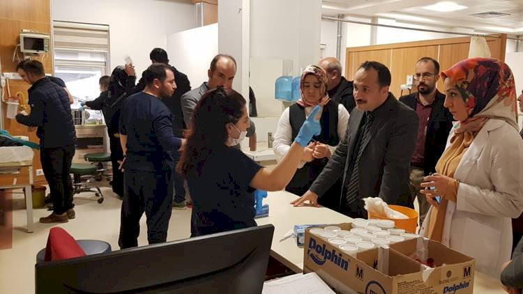 Şanlıurfa Sağlık Müdürü Erkuş, Hastaneleri Denetledi