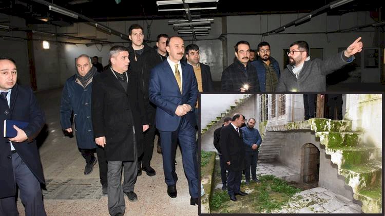 Vali Erin Atıl Fabrikaları ve Tarihi Konakları İnceledi