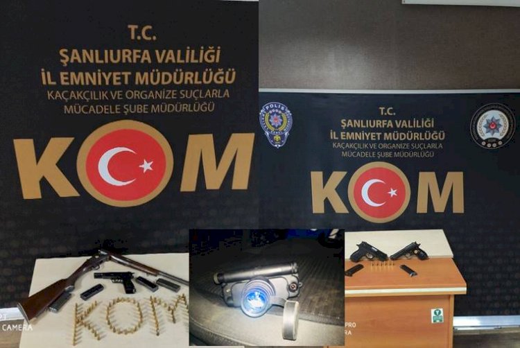 Şanlıurfa'da Silah Kaçakçılarına Operasyon 2 Kişi Gözaltına Alındı