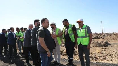 Başkan İnan, kırsalda asfalt çalışmalarını inceledi