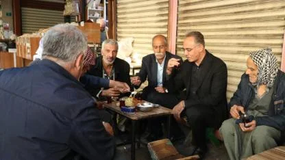 Başkan Kuş haftaya esnaf ziyaretiyle başladı