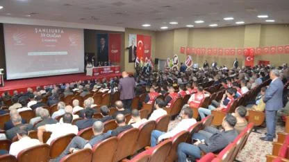 CHP Şanlıurfa il kongresi tamamlandı