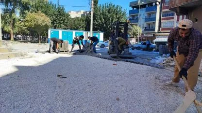 Eyyübiye’de yol yapım çalışmaları sürüyor