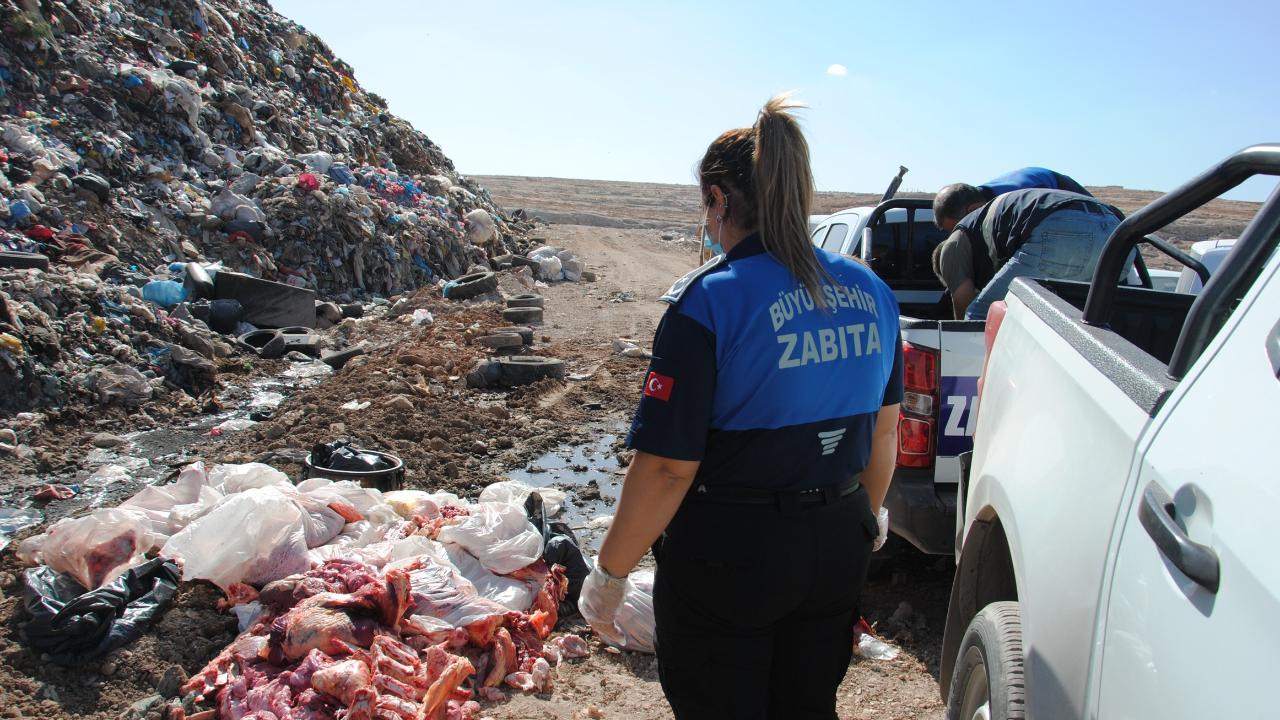 Şanlıurfa’da 1 ton bozuk et ele geçirildi