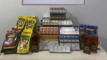 Şanlıurfa’da binlerce paket kaçak ürün ele geçirildi