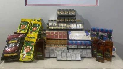 Şanlıurfa’da binlerce paket kaçak ürün ele geçirildi