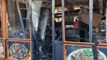 Şanlıurfa’da bir iş yerinde yangın