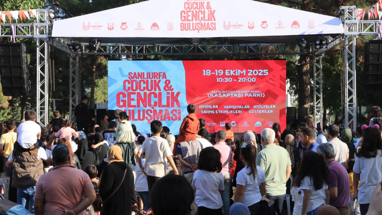 Şanlıurfa’da Çocuk Ve Gençlik Buluşması yoğun ilgi gördü