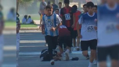 Şanlıurfa'da Cumhuriyet koşusunda talihsiz kaza