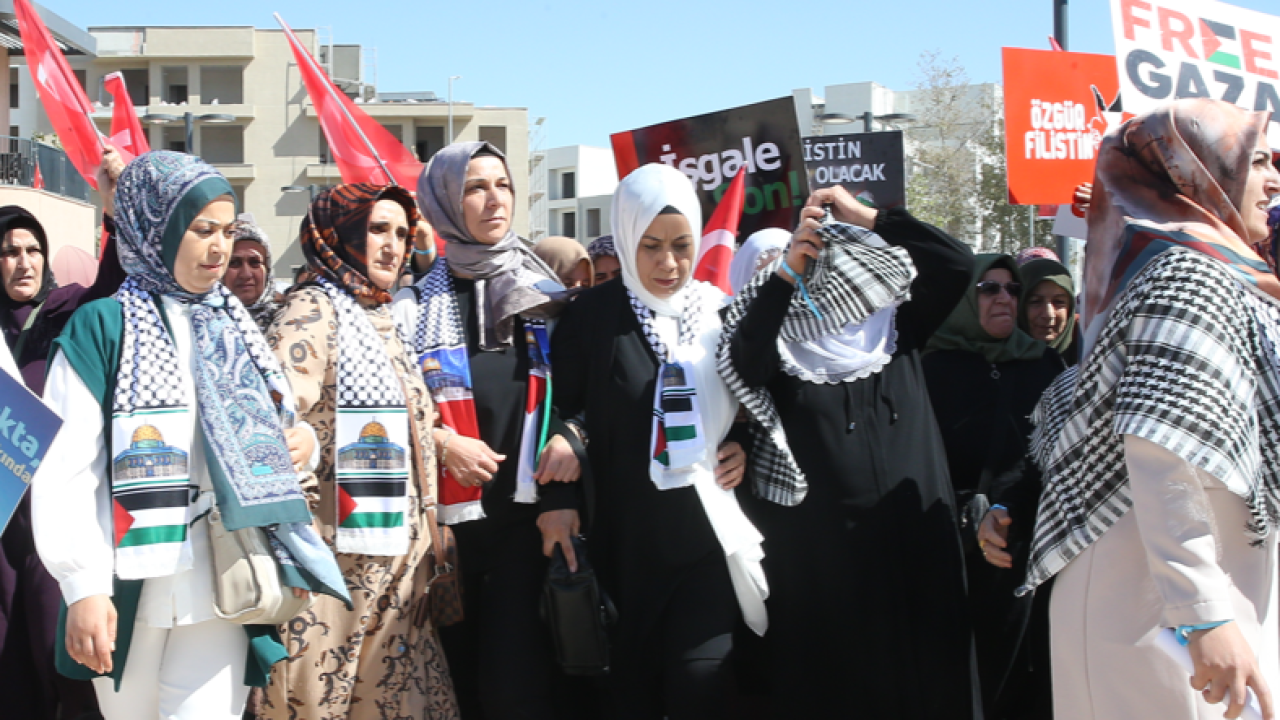 Şanlıurfa’da &#039;Gazze İçin Sessiz Çığlık&#039; etkinliği düzenlendi