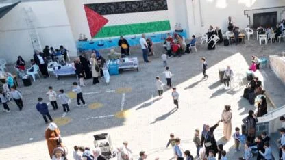 Şanlıurfa'da Gazze'ye yardım için kermes düzenlendi
