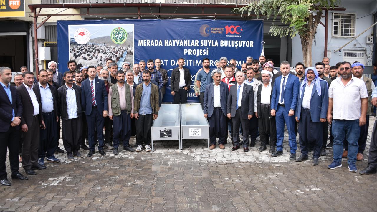 Şanlıurfa&#039;da hayvan yetiştiricilerine sıvat desteği