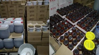 Şanlıurfa'da izinsiz üretilen gıdalara el konuldu