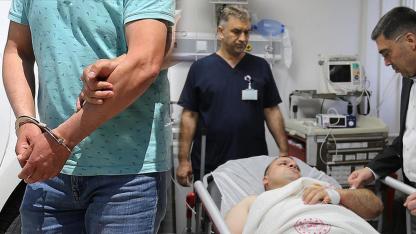 Şanlıurfa'da polisi bıçakla yaralayan şahıs tutuklandı