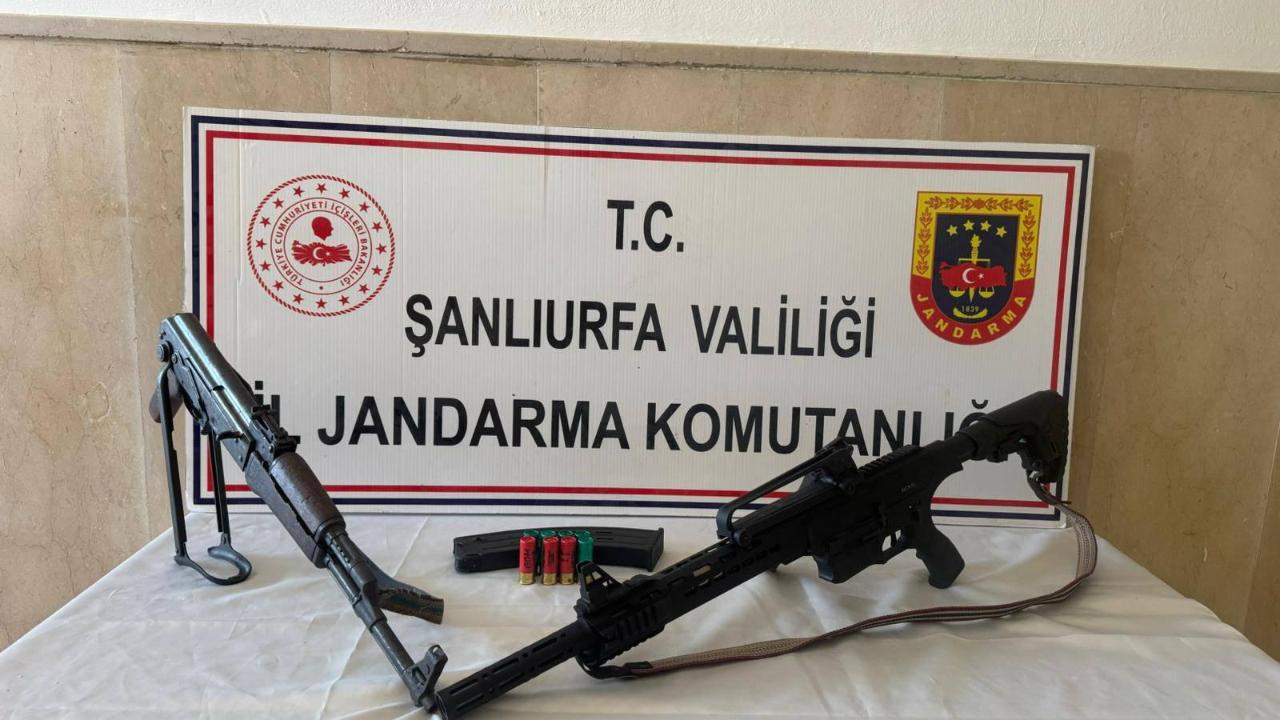 Şanlıurfa&#039;da silah kaçakçılığı operasyonu: 1 gözaltı