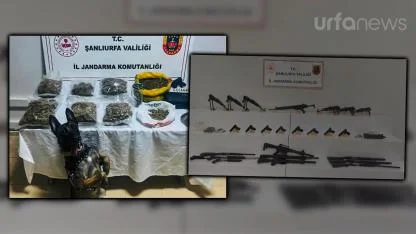 Şanlıurfa'da uyuşturucu ve silah kaçakçılığı operasyonu
