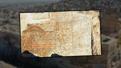 Urfa Kalesi'nde 1500 yıllık mozaik bulundu