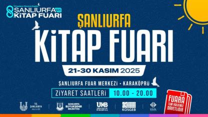 8. Şanlıurfa Kitap Fuarı 21 Kasım’da başlıyor