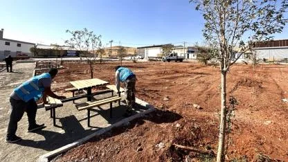 Ayakkabıcılar Sitesi Parkı tamamlanıyor