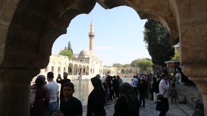 Balıklıgöl'de ara tatil yoğunluğu yaşanıyor