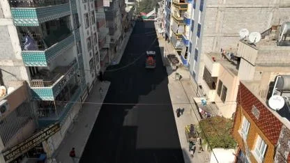 Büyükşehir, Eyyübiye’de asfalt mesaisine devam ediyor