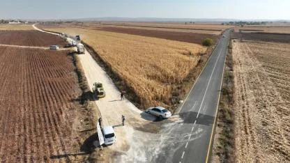 Büyükşehir, Suruç kırsalında yol konforunu artırıyor