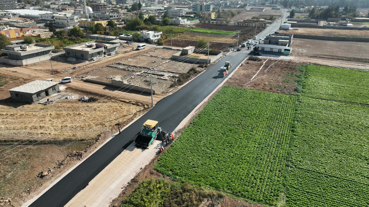 Ceylanpınar’da asfalt atağı devam ediyor