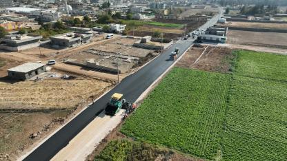 Ceylanpınar’da asfalt atağı devam ediyor