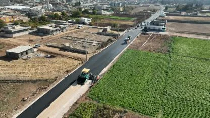 Ceylanpınar’da asfalt atağı devam ediyor