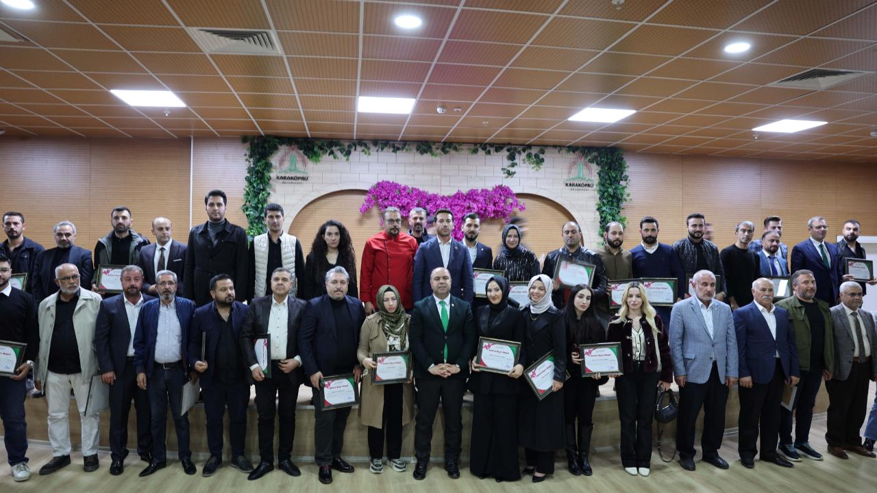 Karaköprü’de örnek işletmeler ödüllendirildi