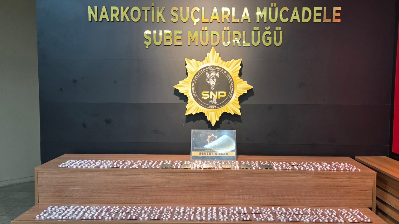 Şanlıurfa’da 2 bin uyuşturucu hap ele geçirildi